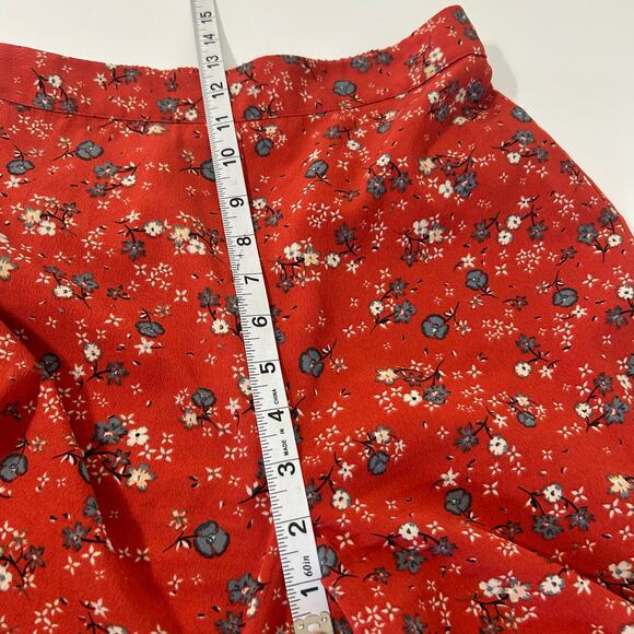 JAPNA Floral Wide Leg Pants Small Womens Flowy Boho Casual Flowers - Picture 11 of 11